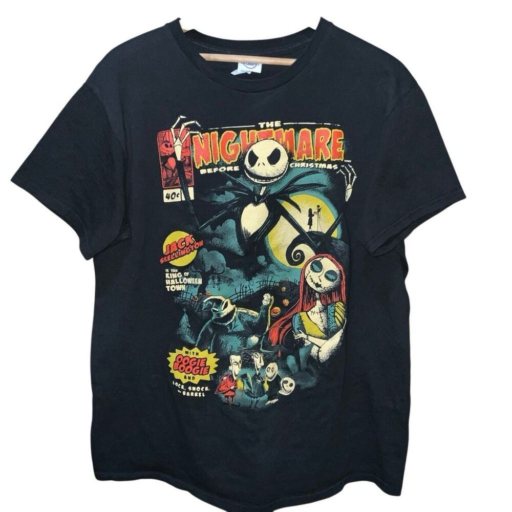 Disney The Nightmare Before Christmas Jack Skellington Shirt size M